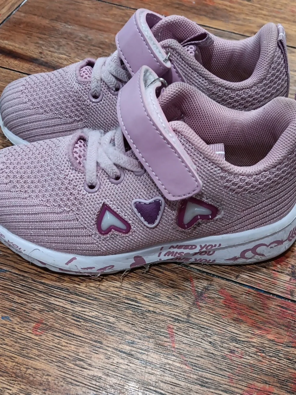 Kids Lightweight Slip-On Sneakers in Dusty Pink